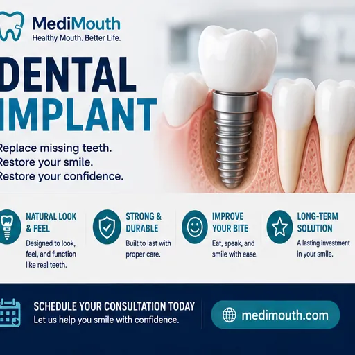 Dental Implant Consultation — find dental care in Gilbert, Arizona with MediMouth