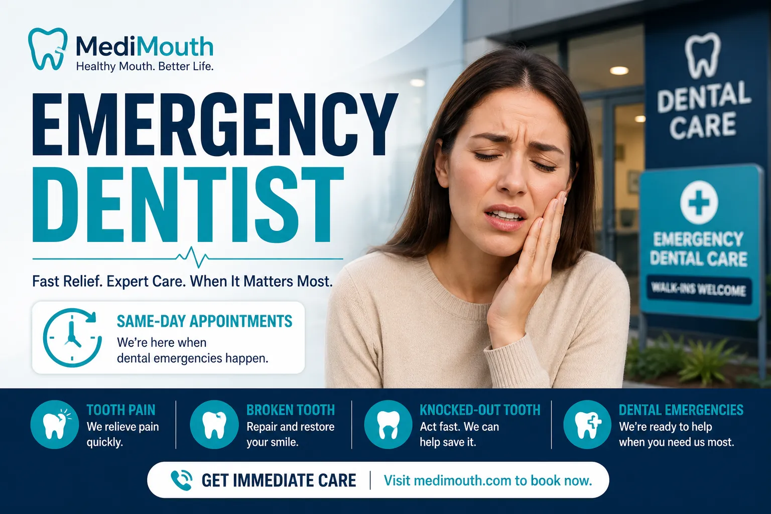 Emergency Dentist — find dental care in Phoenix, Arizona with MediMouth